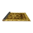 thumbnail image 2 of Ahgly Company Indoor Rectangle Abstract Yellow Modern Area Rugs, 7' x 10', 2 of 4