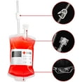 thumbnail image 2 of Nvzi-a 25 Pcs Blood Energy Drink Bag Drink Container IV Bags, Translucent Plastic Pouches Drink Bags for Cold & Hot Drinks for Adults and Kids, Blood Bags Party Favour Drinking Cups, 2 of 3