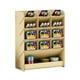 thumbnail image 1 of Organizador de lápices de madera con cajón, portalápices DIY, organizador de escritorio, material de oficina, 1 of 5