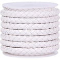 thumbnail image 2 of Yazoeia 2 Meter Braided Leather Cord String, Round Braided Cord PU Leather Braided Leather Cord Braid for Jewelry Making, Necklace, Bracelets, Wraps, Crafts and DIY Design Projects, 6mm, 2 of 7