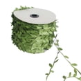 thumbnail image 5 of Hoja de ratán artificial hecha a mano, accesorios para tocados, hojas de tela de mimbre, hojas de vid de flores artificiales verdes, 5 of 5