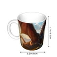 thumbnail image 2 of Disketp Clear Sky Mountain Red Dragon Large Coffee Mug with Handle Tea Cup Novelty Coffee Cup for Men Women Office Work, 2 of 6