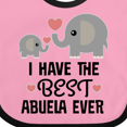 thumbnail image 4 of Inktastic Grandchild Best Abuela Ever Boys or Girls Baby Bib, 4 of 4