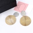 thumbnail image 6 of Grofry 11 Pairs Women Earrings Geometric Round Exaggerated Anti-allergy Lightweight Ear Decoration Jewelry Prom Cocktail Party Hanging Earrings Dangle Earrings, 6 of 7