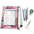 thumbnail image 5 of Full Donuts and A Half-bitten Donut 3-Ring Binder Pouches A4 Size Zipper Pocket File Storage 2 Packs, 5 of 6