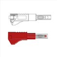 thumbnail image 4 of 4 Uds. Cables de Prueba MultíMetro Cable Puente LíNea AláMbrica Seguridad 4Mm Conector Tipo Banana Herramienta de Prueba RetráCtil Rojo Negro, 4 of 5