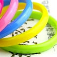 thumbnail image 3 of HLONK 6pcs Fashion Plastic Bangle Bracelets Candy Color Bracelet Party Favors (Assorted Color), 3 of 6