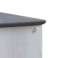 thumbnail image 3 of Forward Furniture Allure 36" Locking Lateral File Cabinet - 2 Hanging File Drawers - Matches Desk Height - Commercial Grade - Two Stormy Gray/Ashwood White, 3 of 4