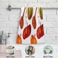 thumbnail image 4 of Autumn Watercolor Pumpkins Hand Towels for Bathroom, Halloween Kitchen Towel 2 PCS Ultra Soft and Highly Absorbent Decorative Fingertip Face Bath Towels for Spa & Hotel, 28.3"x 14.4", 4 of 4