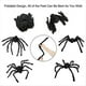 thumbnail image 3 of 3 Arañas Gigantes de Peluche Negras para Halloween, Decoraciones para Exteriores, Arañas Grandes Aterradoras, Accesorios para Fiestas de Halloween, Bares y Casas Embrujadas., 3 of 5
