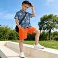 thumbnail image 5 of Dailycode Small Short Sleeve Button Down Shirts Anchors and Rudders Casual Shirt 3-10 Years, 5 of 9