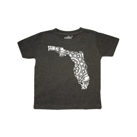 

Inktastic Florida Silhouette Mandala Gift Toddler Boy or Toddler Girl T-Shirt