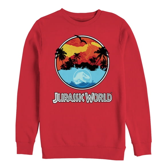 Men's Jurassic World: Fallen Kingdom Apocalypse Logo  Sweatshirt Red Large