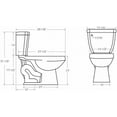 thumbnail image 3 of Miseno MNO1503C Two-Piece High Efficiency Toilet, 3 of 7