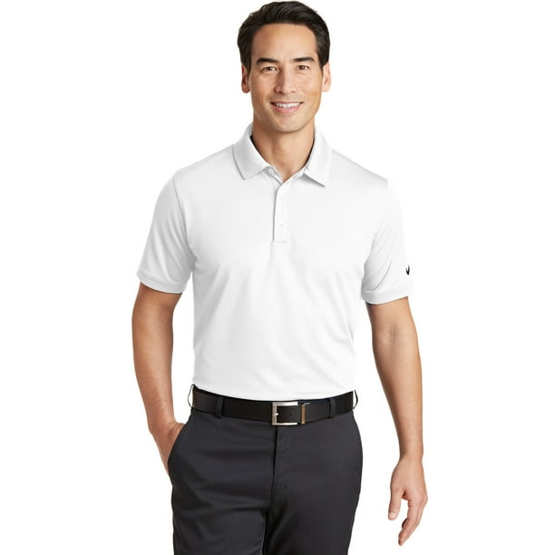 Nike Dri-FIT Solid Icon Pique Modern Fit Polo. White. 3XL. - Walmart ...