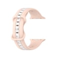thumbnail image 1 of Correa Deportiva de Silicona para Apple Watch, Bicolor, Resistente al Agua, Unisex, Compatible con Series 1,2,3,4,5,6,7,8,9,10, 1 of 4