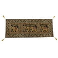 thumbnail image 4 of Stylo Culture Brocade Jacquard Dining Table Runner Black Rectangular Bohemian Indian Home Decor Elephant Floral Ethnic Coffee Table Cloth | 60x16 Inches ( 152 x 40 cm), 4 of 5