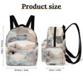 thumbnail image 2 of Abstract Geometric Landscape Art Small Backpack Cute Mini Backpacks For Woman Lightweight Daypacks, 2 of 8