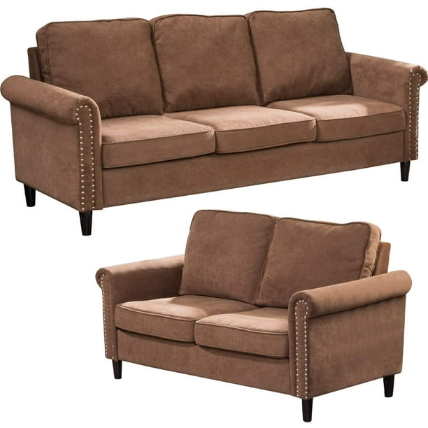 Sofas Contemporary Fabric Loveseat Sofa, Traditional Sectional Sofas Comfort And Stylish