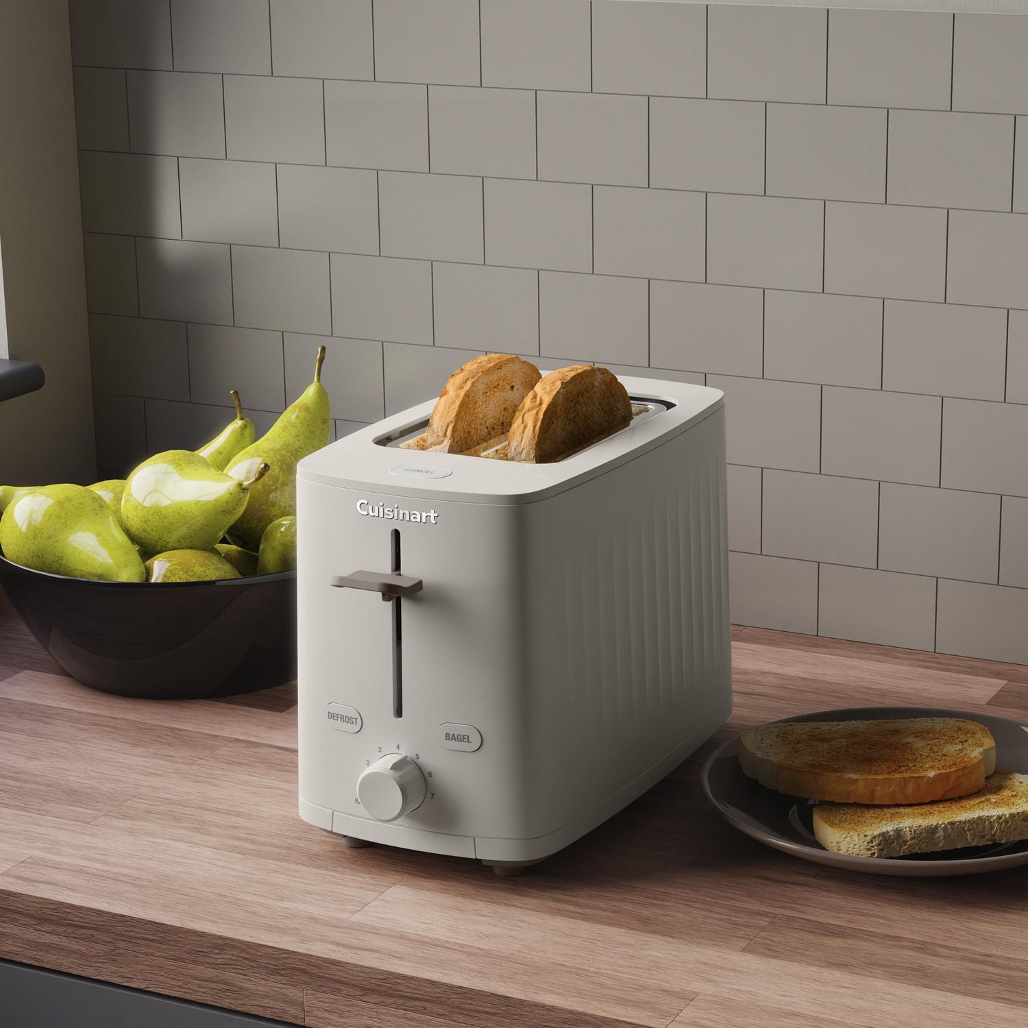 Cuisinart Soho Truffle White 2 Slice Toaster, Soho 2 Slice Toaster