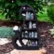 thumbnail image 2 of Estante de cristal de gato negro Afortunado Sencillez, 2 of 3