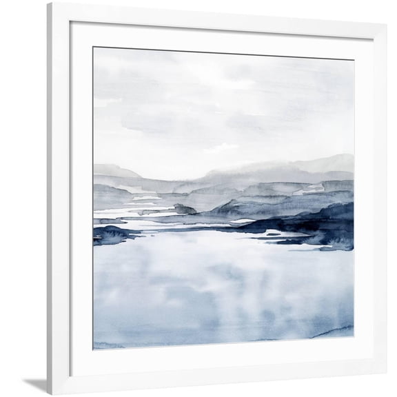 Art.com Faded Horizon II Art Print by Grace Popp, White Frame Wall Art, 38" x 38"
