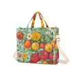 thumbnail image 7 of FORMRS Womens Corduroy Tote Bag Crossbody Shoulder Handbag with Pocket, Vibrant Tomatoes, 7 of 7