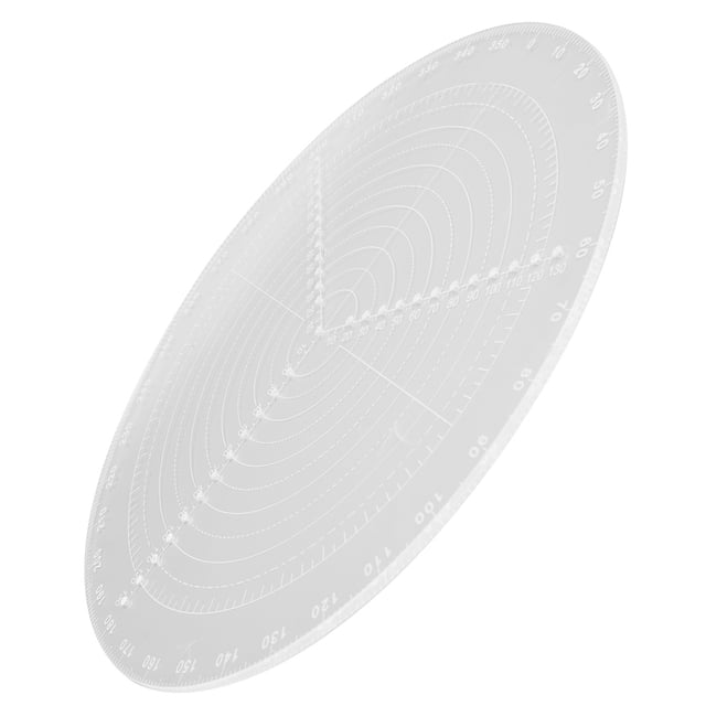 Woodworking Center Finder Transparent Acrylic Circles Drawing Tool Handicrafts Musical Instruments