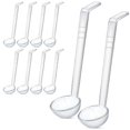 thumbnail image 1 of 10 Pieces 7.8inch 1oz Clear Small Ladle Mini Ladle For Sauce Long Handle Plastic Punch Bowl Ladle S, 1 of 5