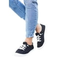thumbnail image 3 of Soda Flat Women Shoes Linen Canvas Slip On Sneakers Lace Up Style Loafers Zig-S (6), 3 of 3
