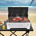thumbnail image 3 of Portable Charcoal Grill, Folding Camping Grill, Outdoor BBQ Gril for Camping, Picnics, Gatherings, Parties, And Traveling, 3 of 10