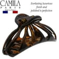 thumbnail image 4 of Camila Paris NV110 3 In. Spring Cover Hair Clips Tortoise Shell  - Pack of 4, 4 of 4