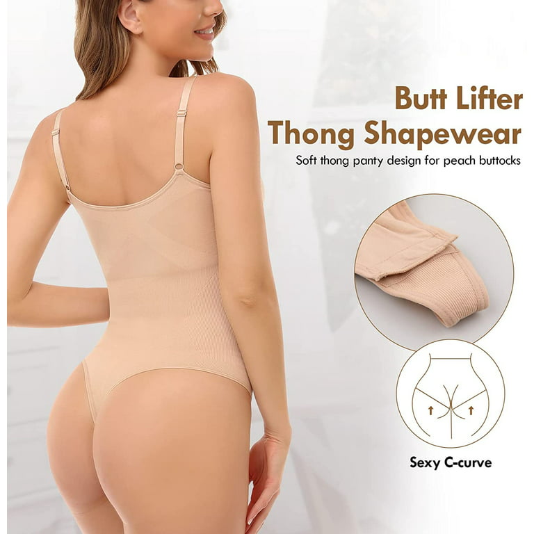 VASLANDA Bodysuit for Women Tummy Control Shapewear Seamless