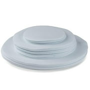 Felt Plate China Storage Dividers Protectors White Extra Large Thick and Premium Soft Set Of 48 12-10.5", 24-7.5", 12-5"