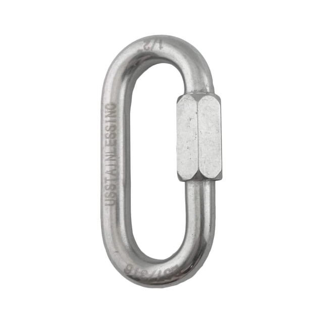 US STAINLESS Stainless Steel 316 Quick Link 1/2" (12mm) Marine Grade