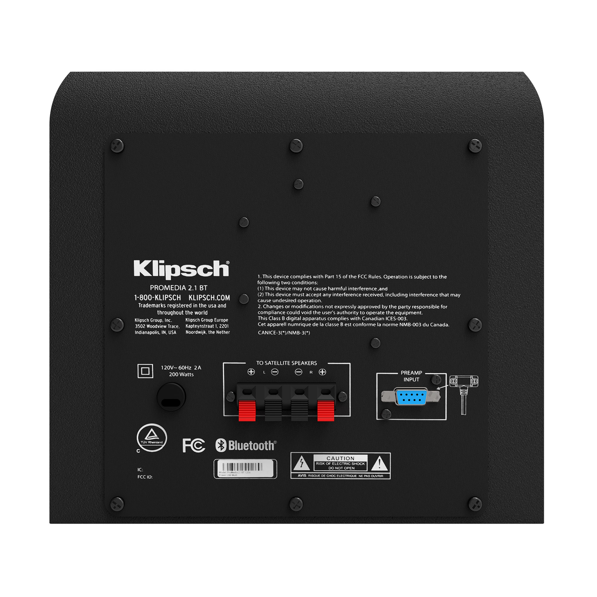 Klipsch ProMedia 2.1 Bluetooth Computer Speakers - image 4 of 11