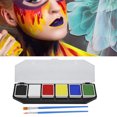 thumbnail image 4 of Kit de Pintura Facial ANGGREK Paleta Segura Soluble En Agua Para Cosplay, 4 of 8