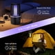 thumbnail image 3 of Lámpara antimosquitos eléctrica UV de 360°, 2 en 1, recargable, segura y eficaz para uso en interiores y exteriores, jardín, patio y camping., 3 of 5