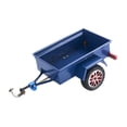 thumbnail image 4 of Fiocias RC Crawler Trailer Metal Utility Trailer Hitch Mount Remote Control Car Accessory Easy to Install Model Car Modification Suitable for Model Cars Hauling Exhibition Blue, 4 of 8