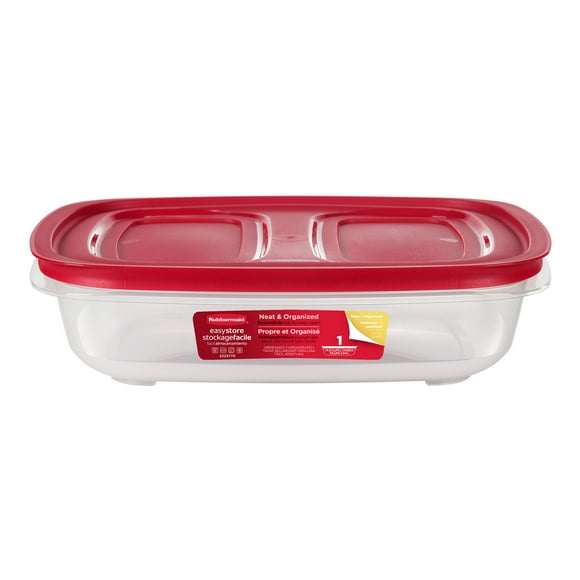 Contenant de conservation des aliments rectangulaire Stockagefacile de 14,99 tasses de Rubbermaid avec couvercle