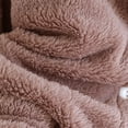thumbnail image 6 of Wensltd Winter Fleece Lined Pajama for Women Button Down Long Sleeve Warm Thickened Solid Color Cozy Soft Home Sleepwear, 6 of 9