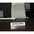 thumbnail image 4 of Printtoo Personalized Desk Name Plate Pretty Classic Custom Acrylic Office Desk Name Plate Accessory 2x8 Inches, 4 of 5