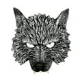 thumbnail image 2 of Realistic Werewolf Mask for Halloween, Gothic Costume Accessory, 3D Artificial Leather Foam Mask, Lifelike Wolf Facepiece, Perfect for & Themed Photos, Fits Head 58-62cm, 2 of 8