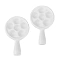 thumbnail image 4 of MasteelfCA 2Pcs Ceramic Escargot Tray Handle Snail Grill Dish Escargot Baking Dish Escargot Baking Tray, 4 of 7