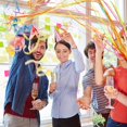 thumbnail image 4 of 30 Pieces Throw Streamers Party Poppers Colorful Paper No Mess Party Streamers for Birthday Wedding Graduation Party Favors Shows, 4 of 6