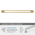 thumbnail image 4 of Amerock Medora 18 inch (457mm) Center-to-Center Rectangle Champagne Bronze Appliance Pull Backplate, 4 of 6
