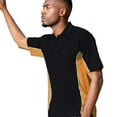 thumbnail image 3 of Gamegear® Mens Track Pique Short Sleeve Polo Shirt Top, 3 of 4