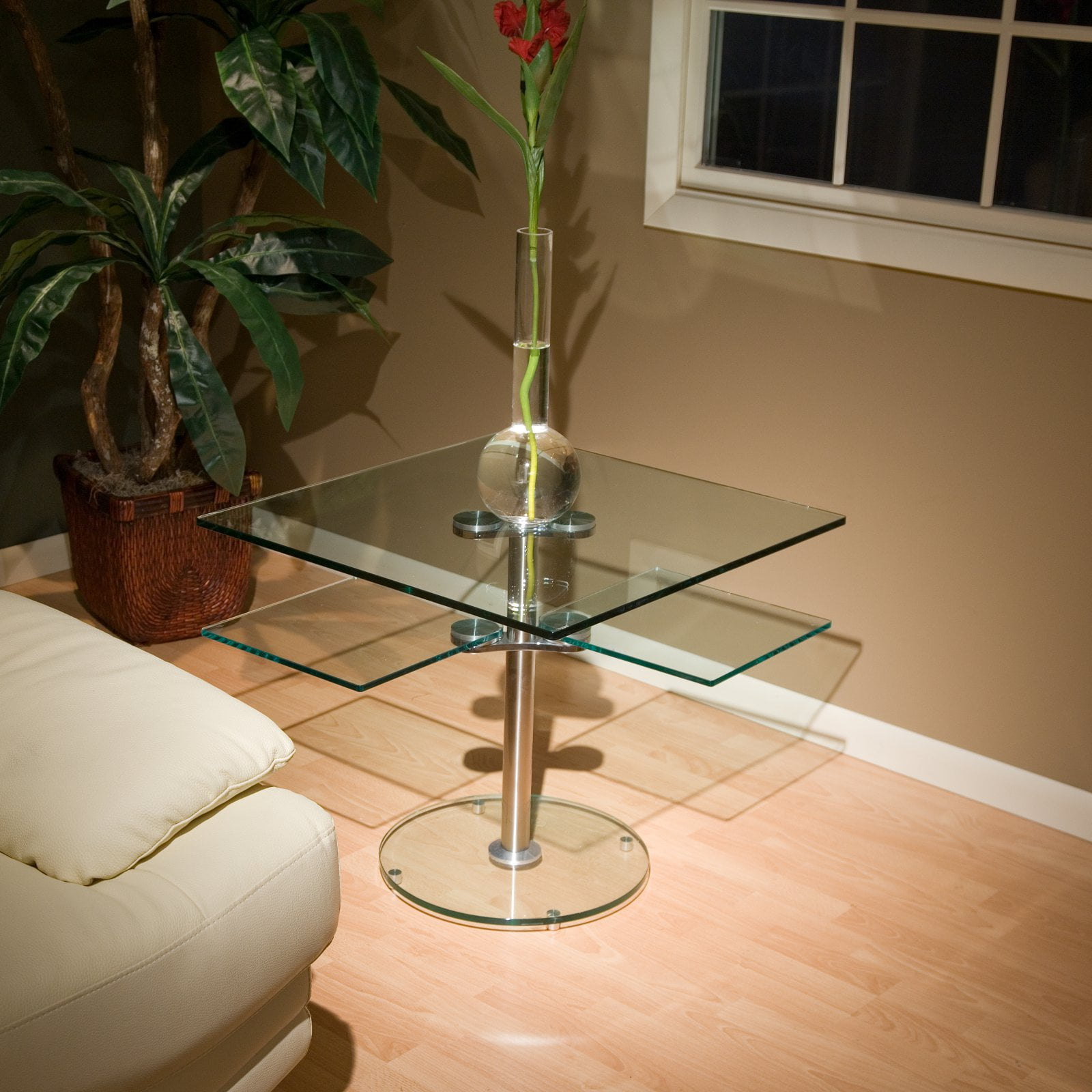 Motion Square Glass Coffee Table