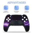 thumbnail image 4 of Lightning Colorful PS5/PS5 Pro/PS5 Slim Digital Disc Skin Sticker For Console And Controller Skins, 4 of 7