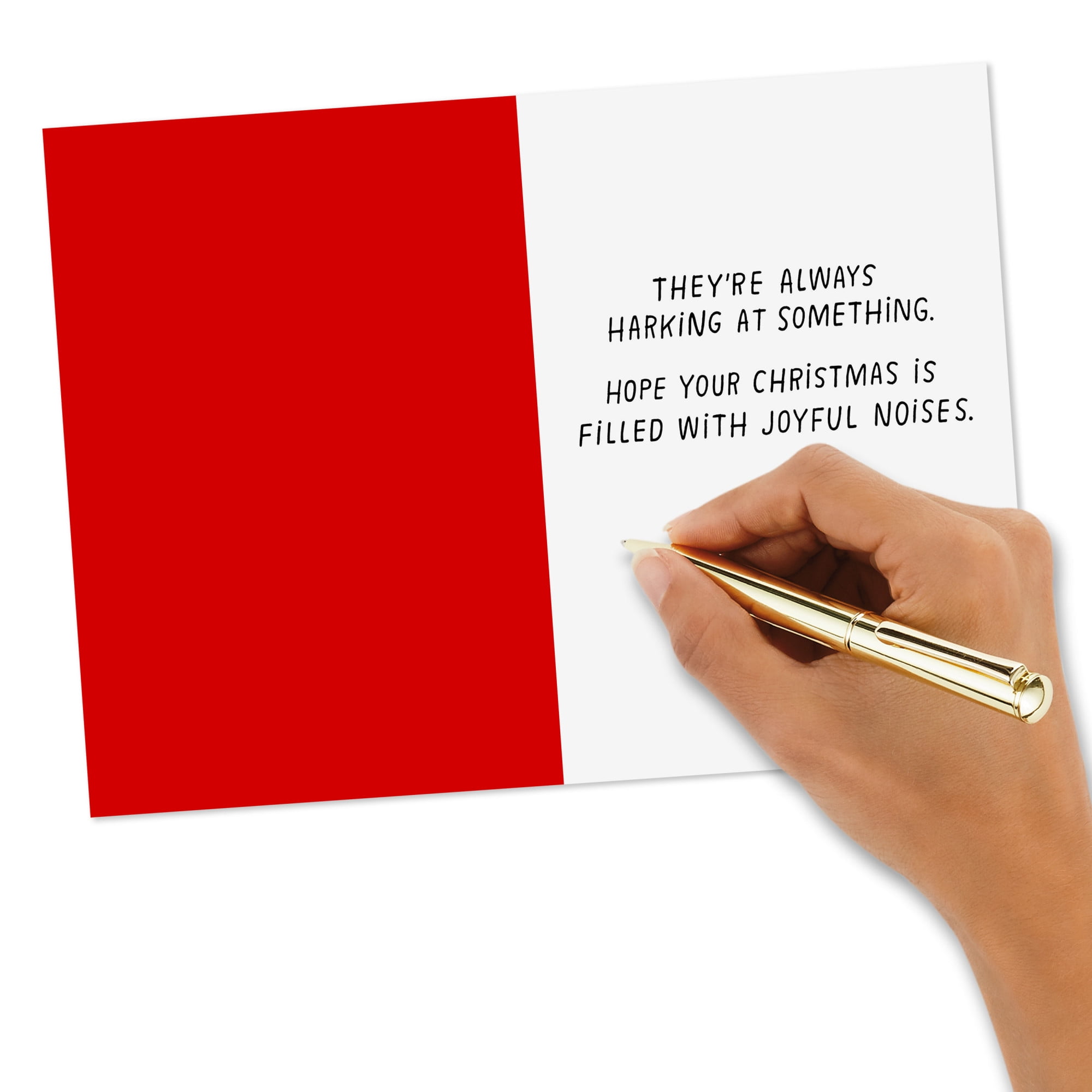 Hallmark Shoebox Funny Christmas Card (Hark, The Canine Angels Sing)